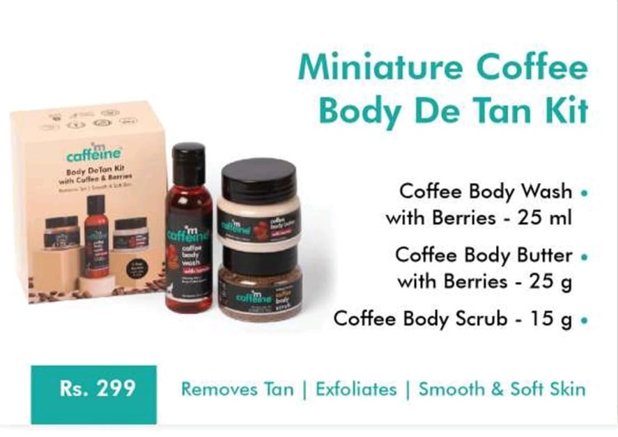 miniature coffee body de tan kit